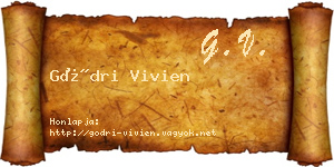 Gödri Vivien névjegykártya
