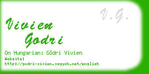 vivien godri business card