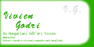 vivien godri business card